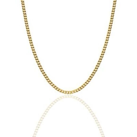 Oma the Label Gold Curb Chain Necklace - Picture 1 of 4
